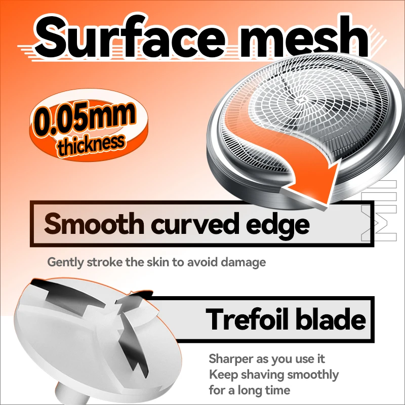 Waterproof Mini Shaving Machine Rechargeable Razor Blade Shaver Portable Electric Shaver For Men