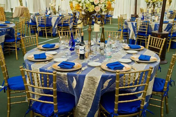 Wholesale Gold Chivari Plastic Monobloc Resin Stackable Hotel Banquet Restaurant Dinning Tiffany Chiavari Chairs For Wedding