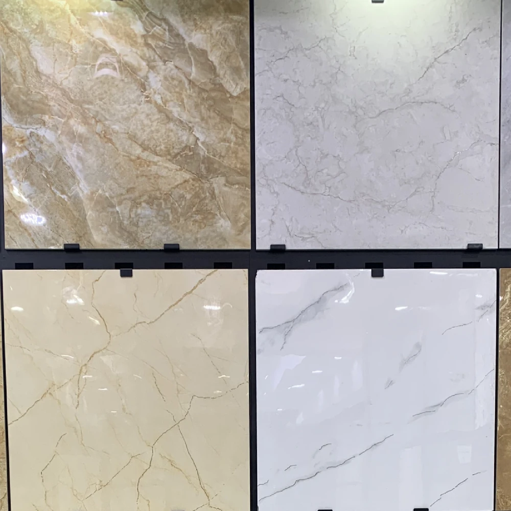 Glazed Ceramic Tiles And Marbles Porcelain Material Floors Tiles High Glossy Interior Floor Creta Beige Tiles 600x600