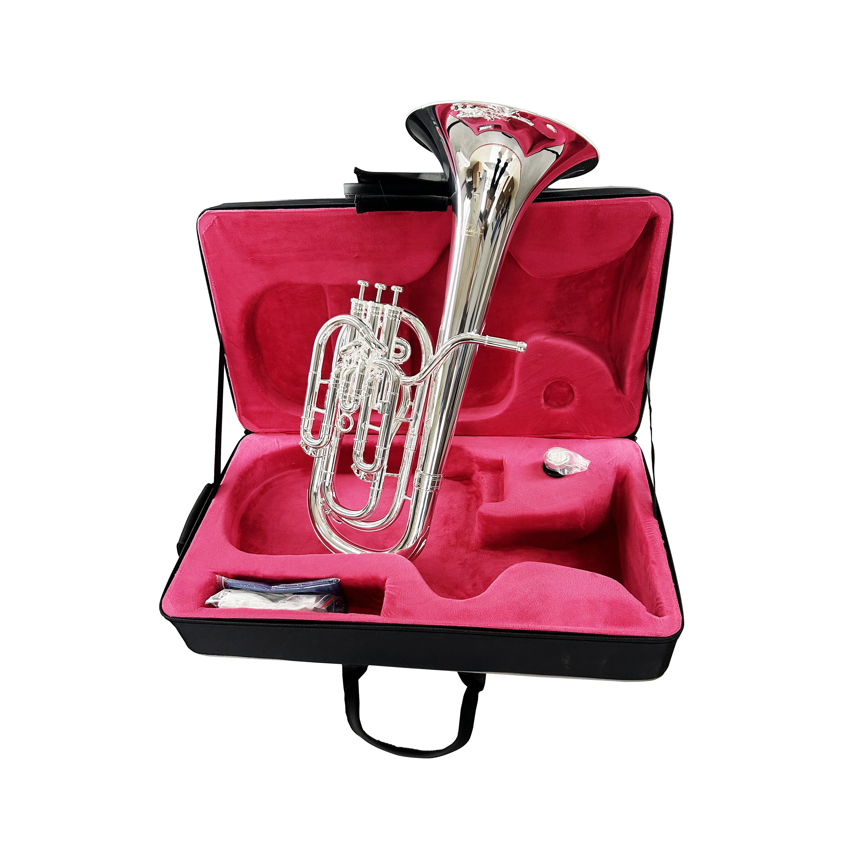 SEASOUND OEM High Quality Silver Plated Baritone Trumpet JYBT756S