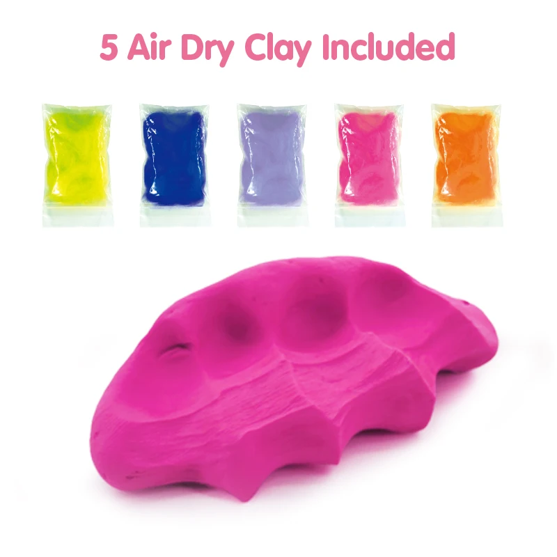 make your own unicorn kids crafts diy modeling clay super light soft air dry clay kit