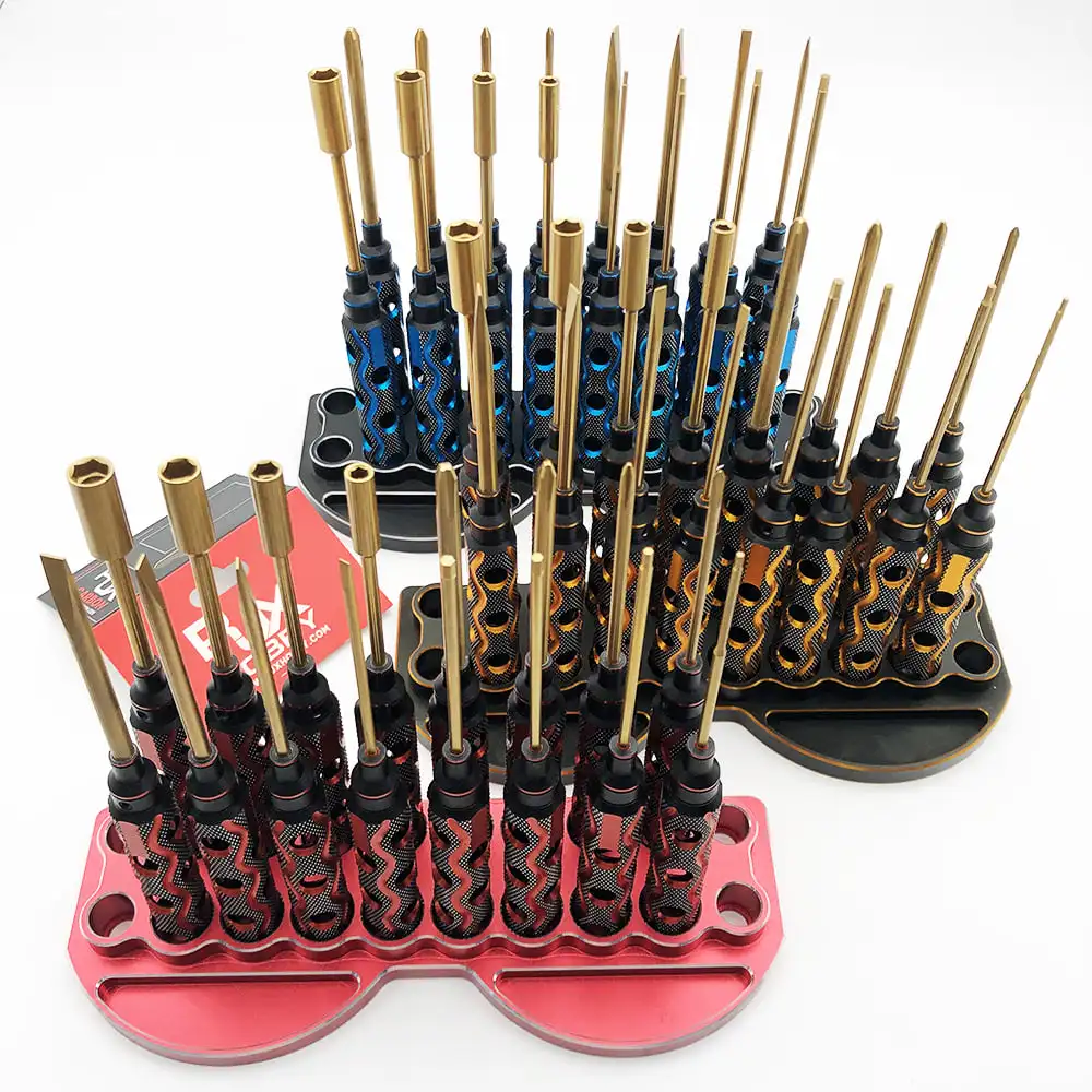 RJX Drone Helicopter Airplane RC Car Repair Tool Kit Flat Phillips Nut Hex Screwdriver Set