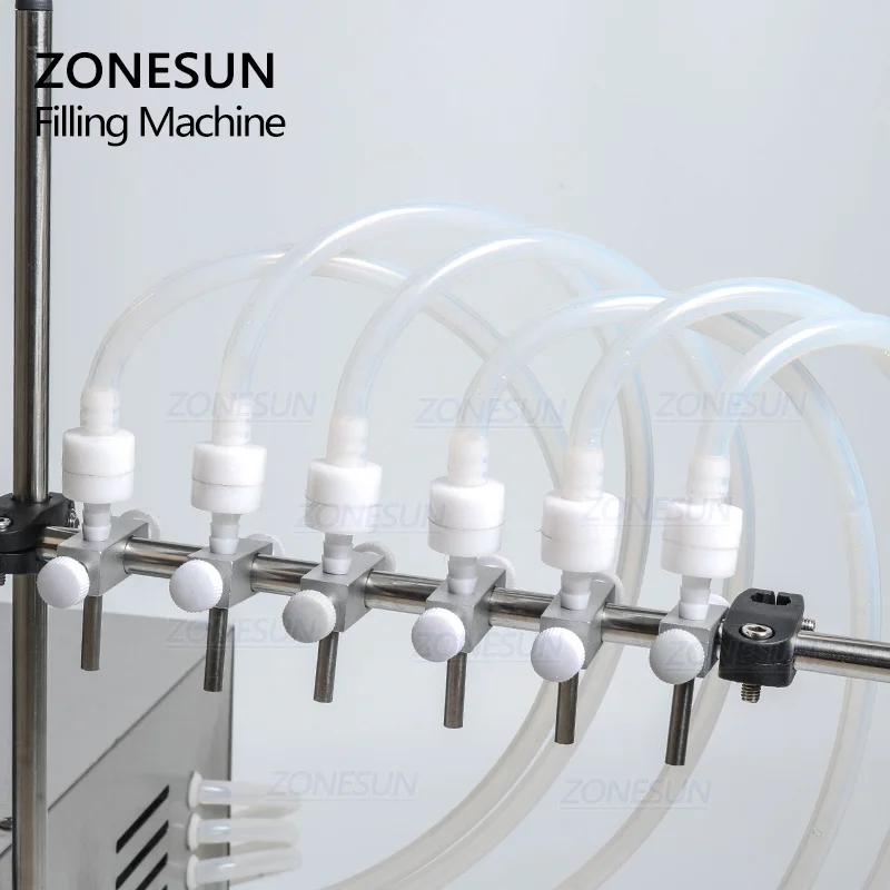  ZONESUN 6 насадок бутылка для жидкости духи вода сок эфирное масло электрический насос с цифровым управлением машина