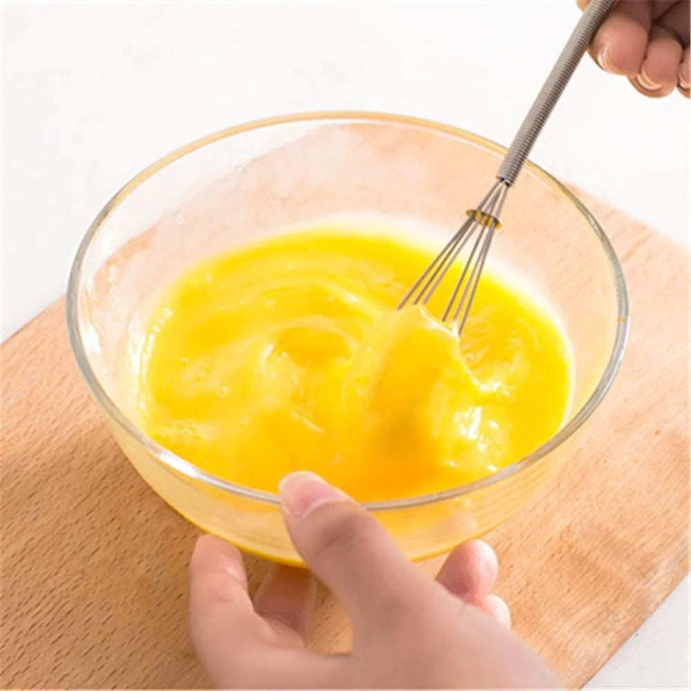 Hot sales 7 inch stainless steel mini Whisk with stainless steel handle