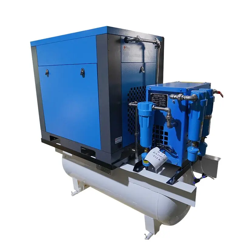 KAFAN Factory Price Integrated Screw Air Compressor Machine With large Inlet Filters