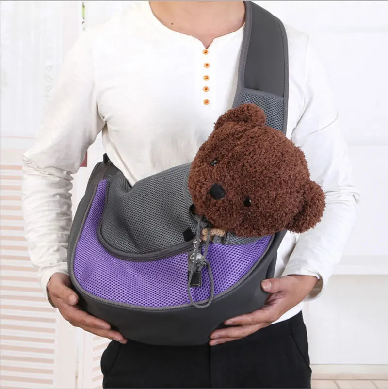 
Manufacturer Wholesale Custom Comfortable Adjustable Functional Pet Backpack Sling Carrier Dog Carry Bag for Outdoor 
