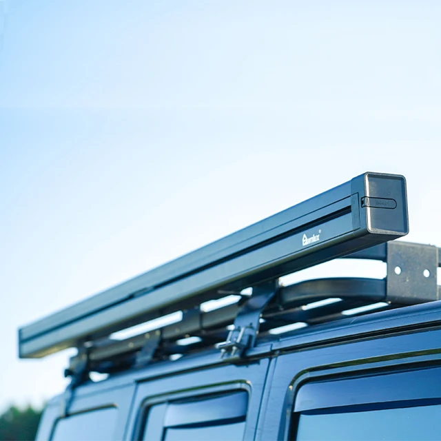 Wareda Aluminum Case semi-Automatic outdoor offroad retractable 4x4 camp suv car roof side awning
