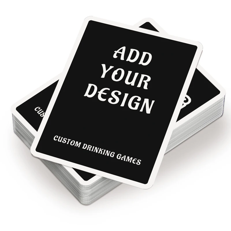 Top Sale Quality Wholesale Family Friend Funny Board Game Printing Drink Playing Cards Custom Card Game