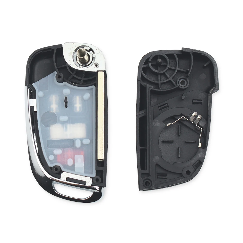 
KEYYOU Modified 4 Buttons Flip Remote car Key Shell For Chevrolet Cruze Equinox Malibu Camaro 2010 2011 2012 2013 2014 2015 2016 