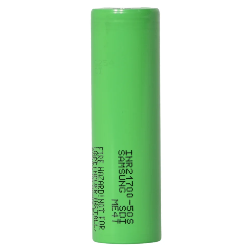 High Capacity INR 21700 50S 3.7V 5000mAh 10A  Rechargeable li-ion SDI 21700 lithium battery For SAMSUNG