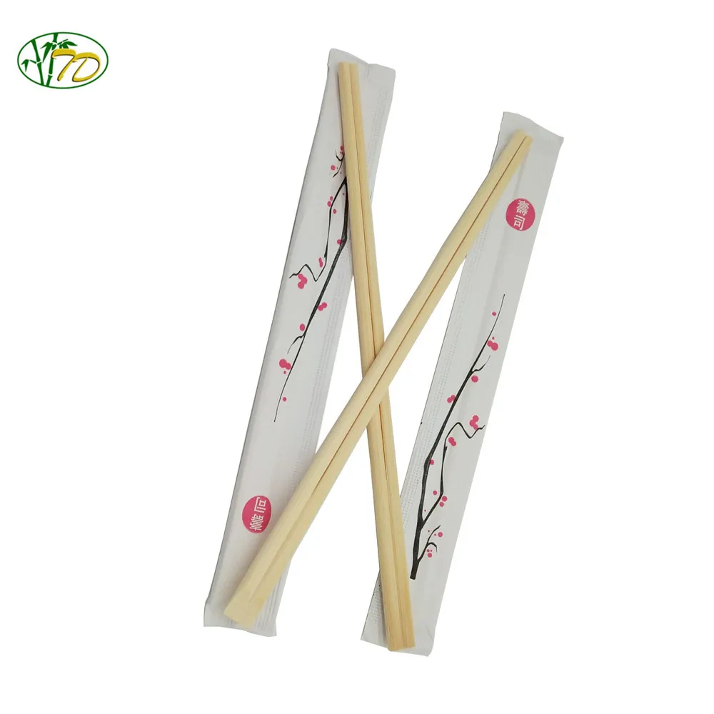 Japanese Restaurant Custom Printed tensoge bamboo chopsticks