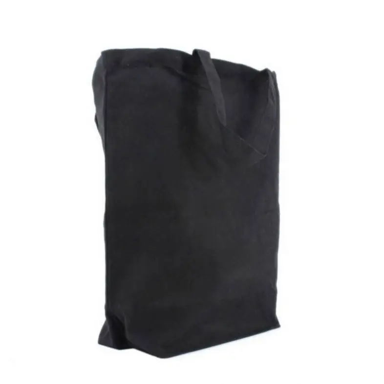 Cheap Custom Printed Black Cotton Canvas Tote Bags Utility Women Canvas Tote Bag With Logo