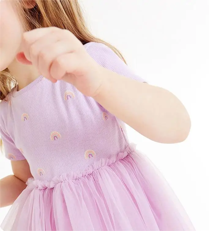 Children Girl Clothing Kids Clothes Printing Summer Short Sleeve Little Girls party skirt baby Princess Dress