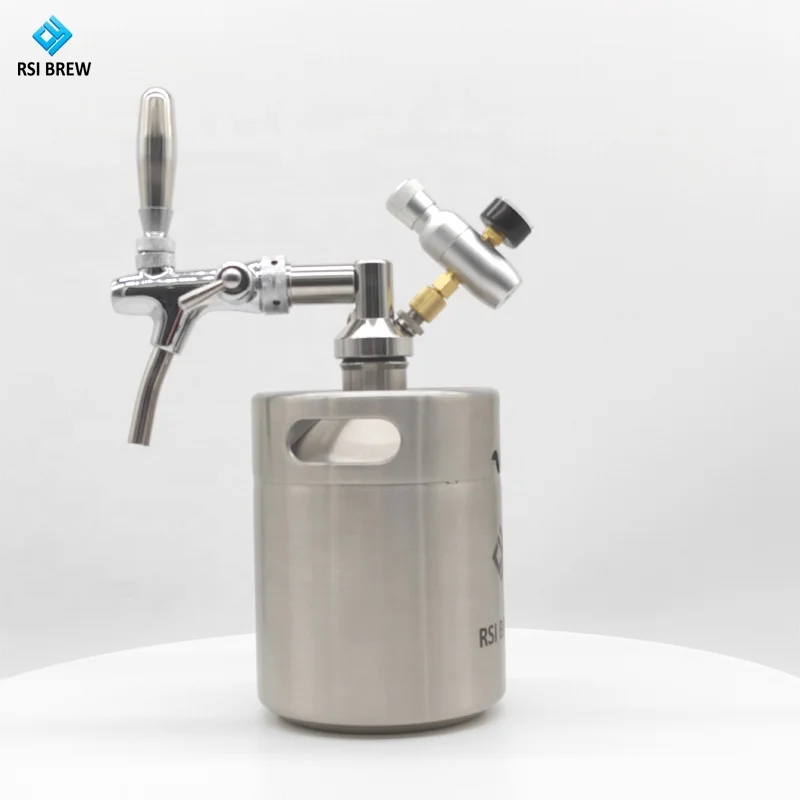 2L stainless steel beer barrel Mini Custom Beer Kegs