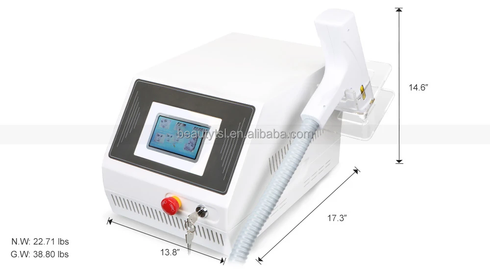 LINGMEI long pulse nd yag laser tattoo removal machine/portable mini nd:yag laser for sale/q switch nd yag laser