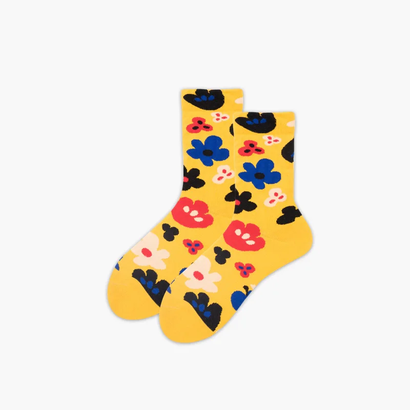 Fashion Beautiful Daisy Flower Pattern Socks