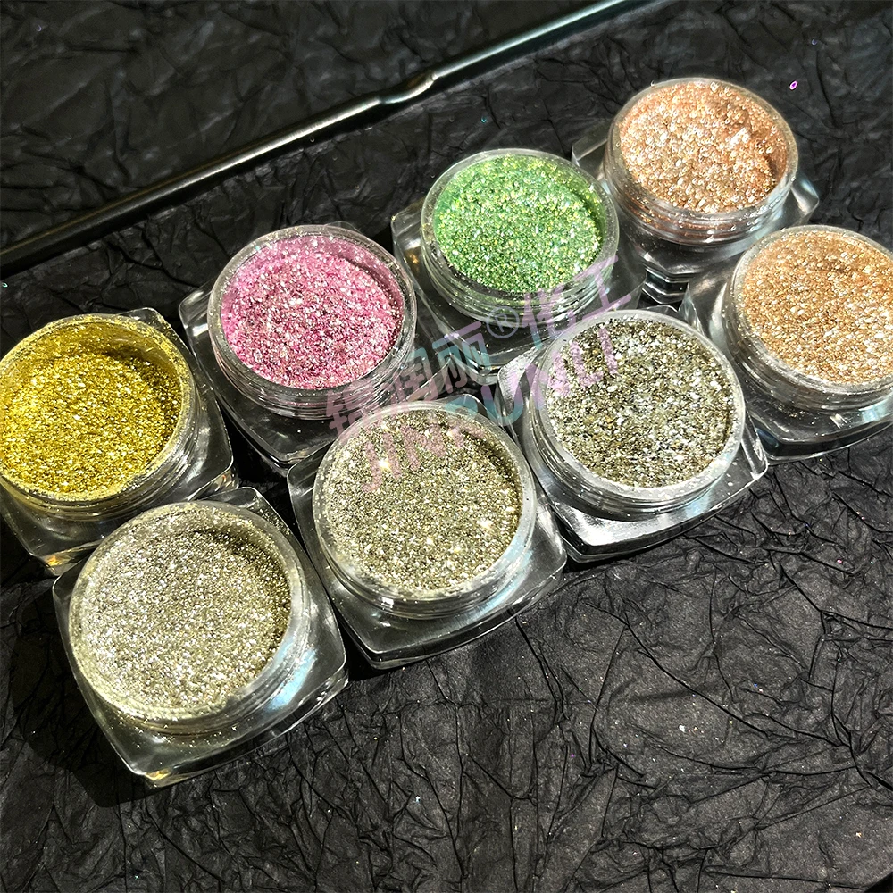 High quality makeup gold pigment  powder eye shadow eye shimmer pigment loose glitter eyeshadow pearl pigments