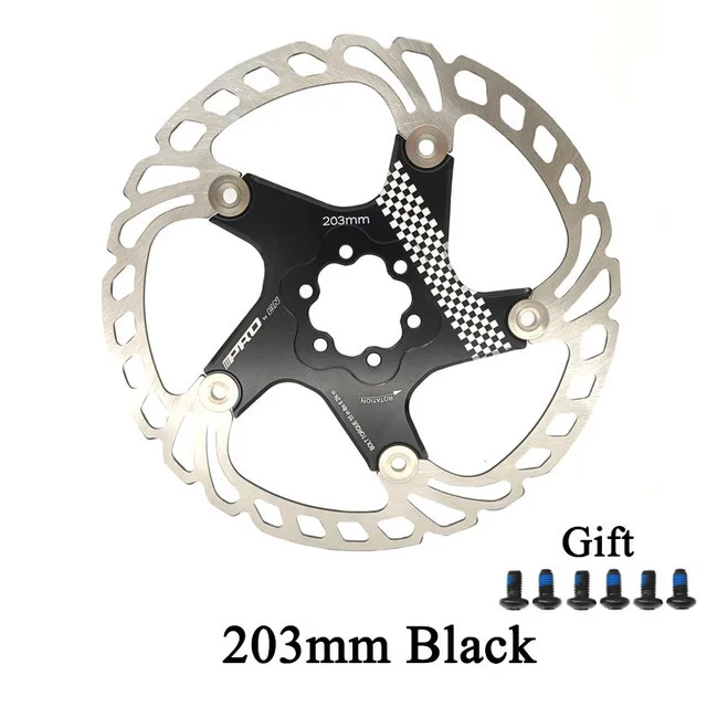IIIPRO MTB Road Bike Brake Disc Rotor Floating Pads 6 in For 6 Bolts Nail Disk Mountain Hub Bicycle Parts140 180 160 203mm