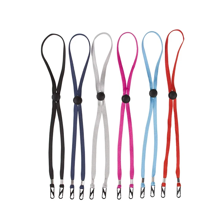 Wholesale Face Masking Lanyard Strap For Kid and Adult Custom Polyester Neck Lanyard for Masking Holding