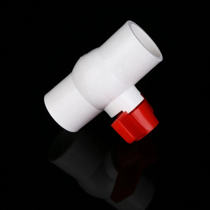 Plastic PVC DN15 20mm Ball Valve water irrigation supply pipe hose spare parts KX01