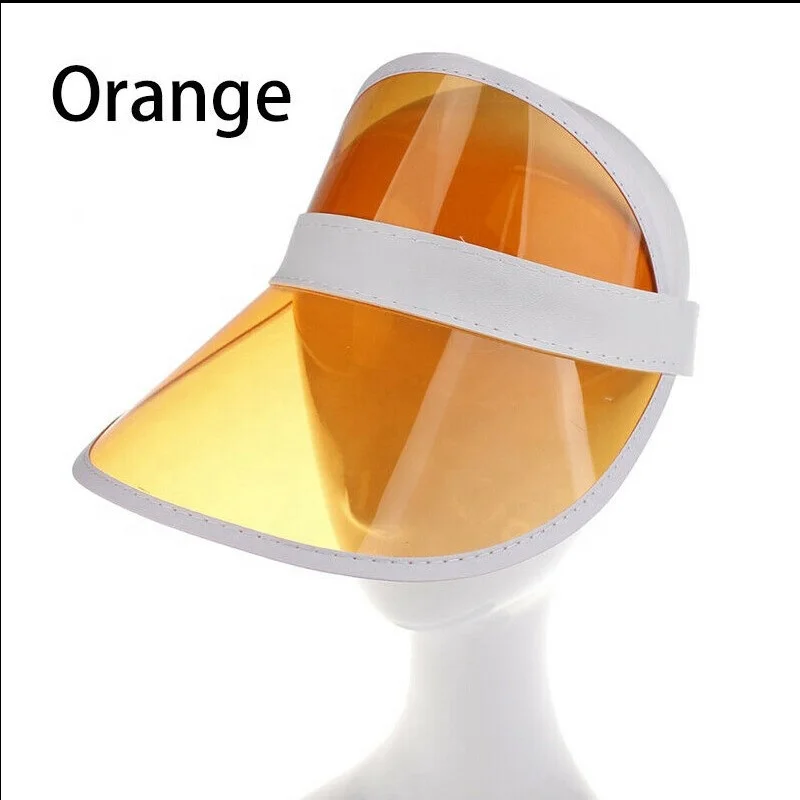 Promotion Cheap Colour Customized Plastic Sun Visor/Cap/Hat,PVC plastic sun visor for UV protection