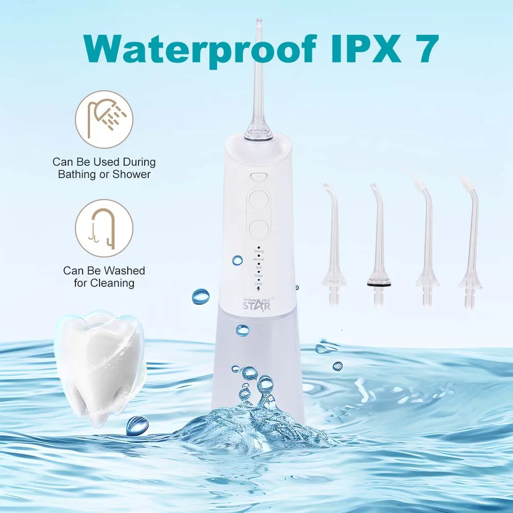WINNING STAR ST-9817 IPX7  Waterproof Rechargeable Dental Jet Care Electric Professional Teeth Water Oral Irrigator