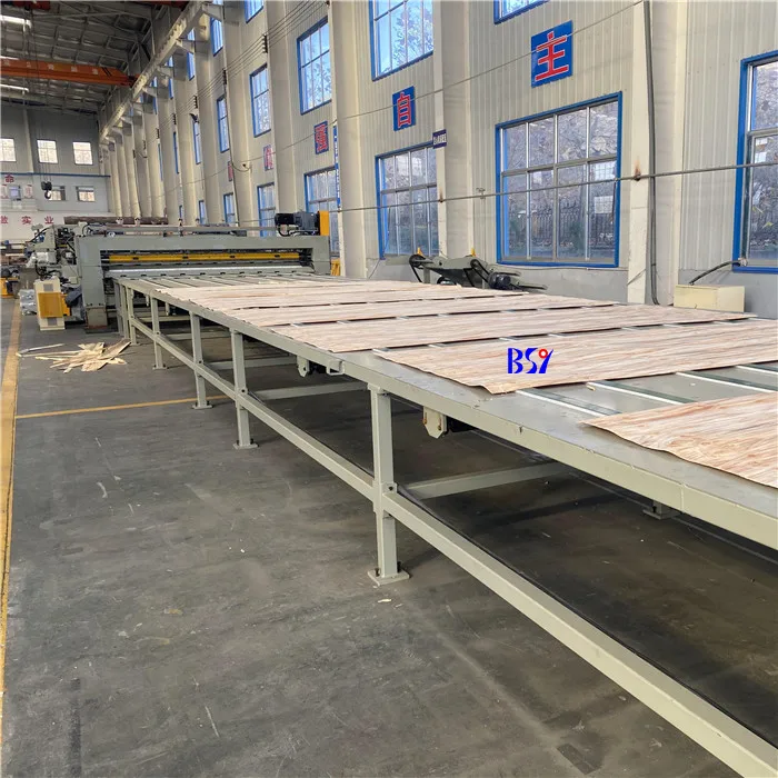 Automatic SLK2600/5F veneer rotary peeling lathe with press bar/10feet wood log debarking and peeling machinery