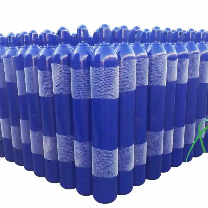 Industrial Use High Pressure 40L 150 Bar Argon/Nitrogen/Oxygen Industrial Gas Cylinder Helium Gas Cylinder