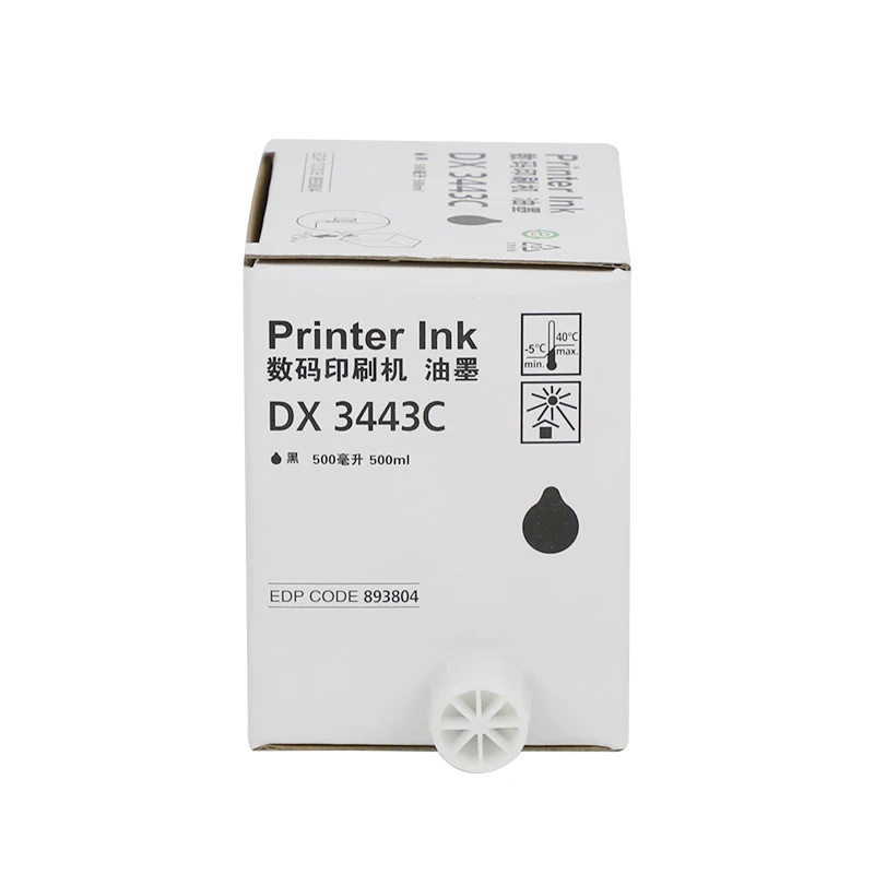 Compatible Duplicator Ink Cartridge DX3443 for Ricoh DX3443 Printer Black Full OEM Ink Cartridge