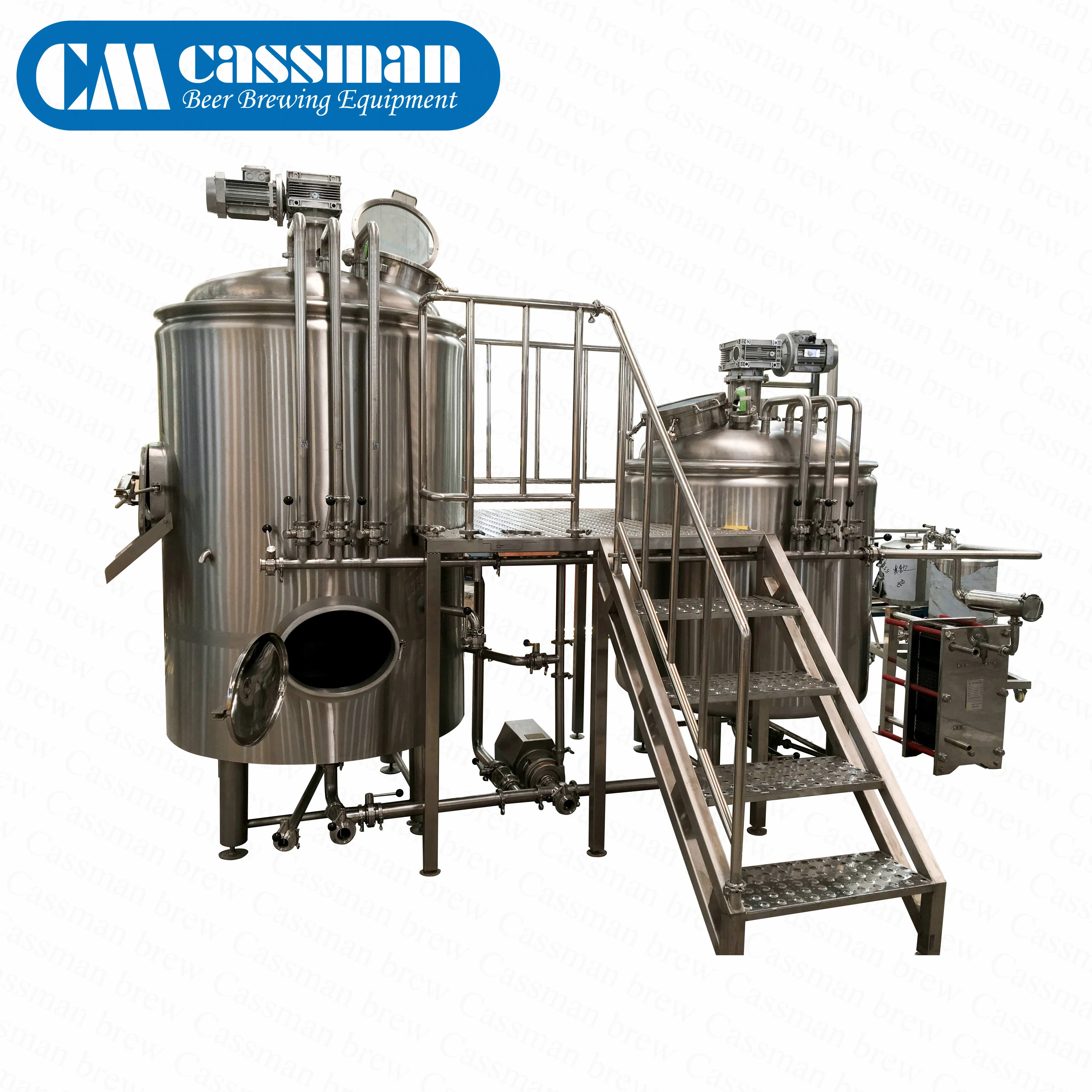 2000L Commercial Beer Brewing System For Sale To Brew Draft Beer