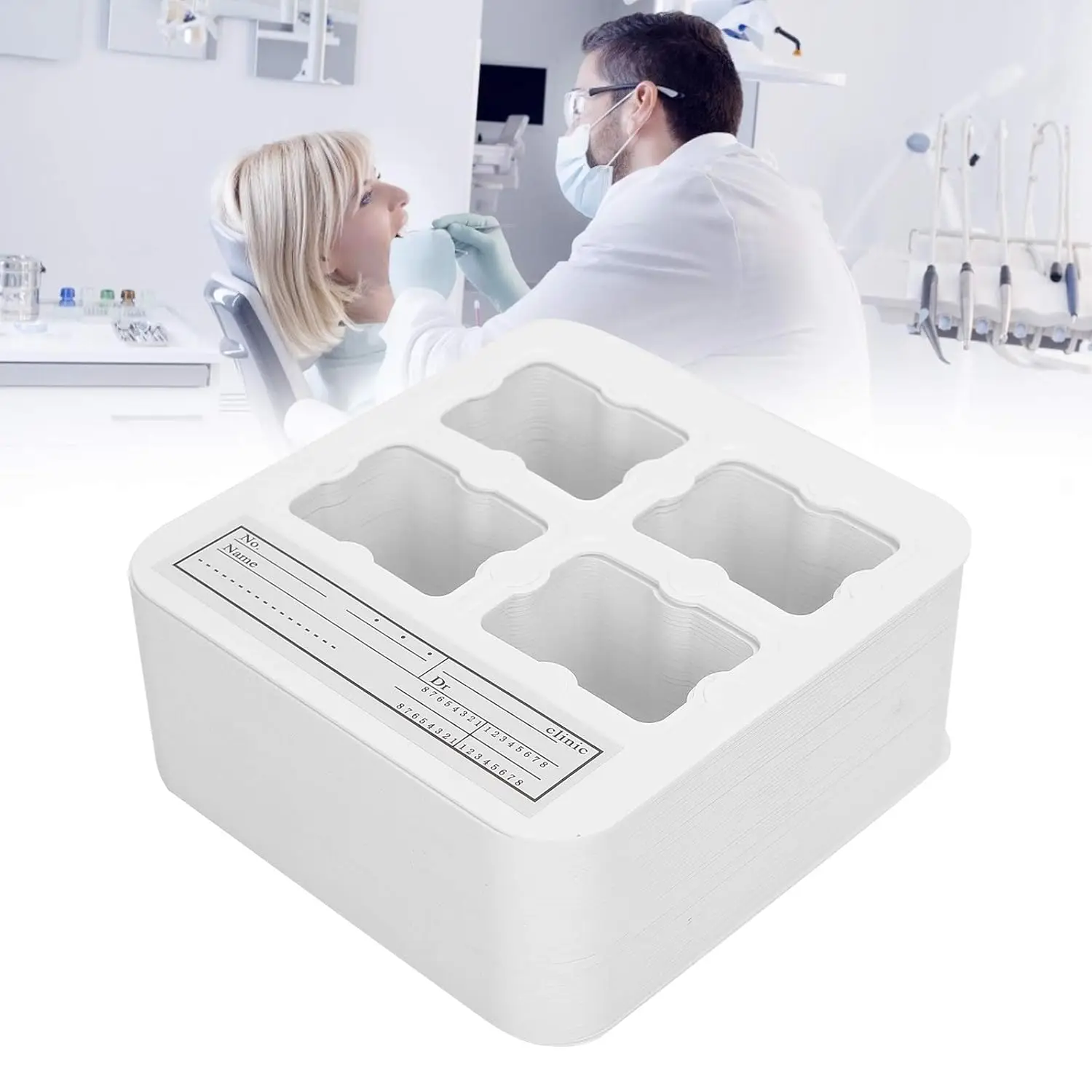 SJ X Ray Dental Supplies Denture X-Ray Film Holder 4 Holes Install Dental X-Ray Film Clip Film Mount OEM Wholesale