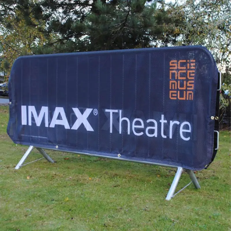 High Quality Custom Waterproof Movable Outdoor Banner Cafe Barriers Stainless Steel Cafe Barrier