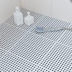 Suction Cup Non-slip Bath Mat Bathroom Carpet Rug Safety Shower Bath Mat Plastic Massage Pad Bathroom Carpet Bath Mat