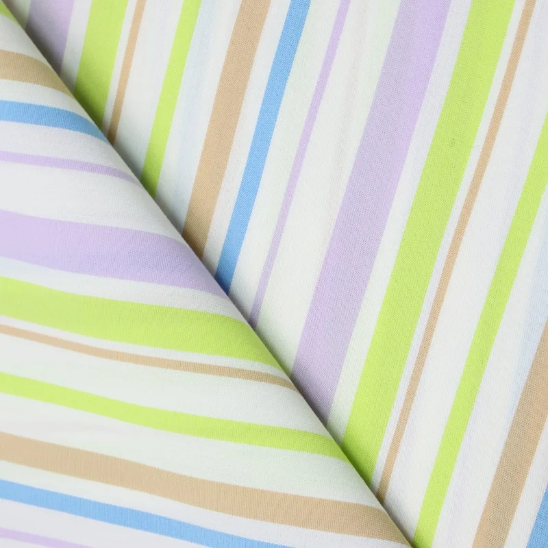 China Textile yarn dyed  cotton polyamide spandex for Shirts Men and Women