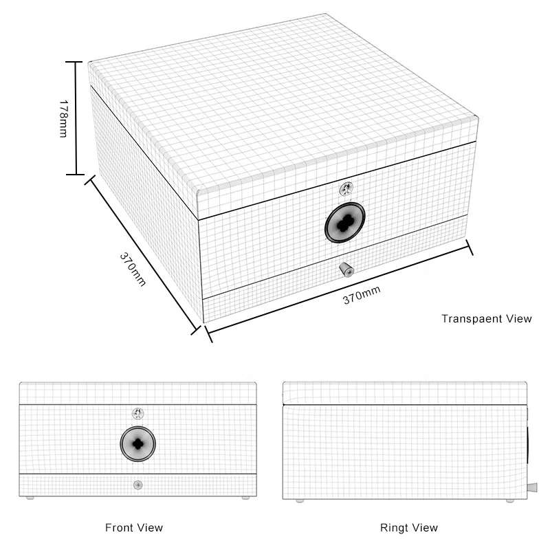 custom spanish cedar wood cigar cooler box humidor