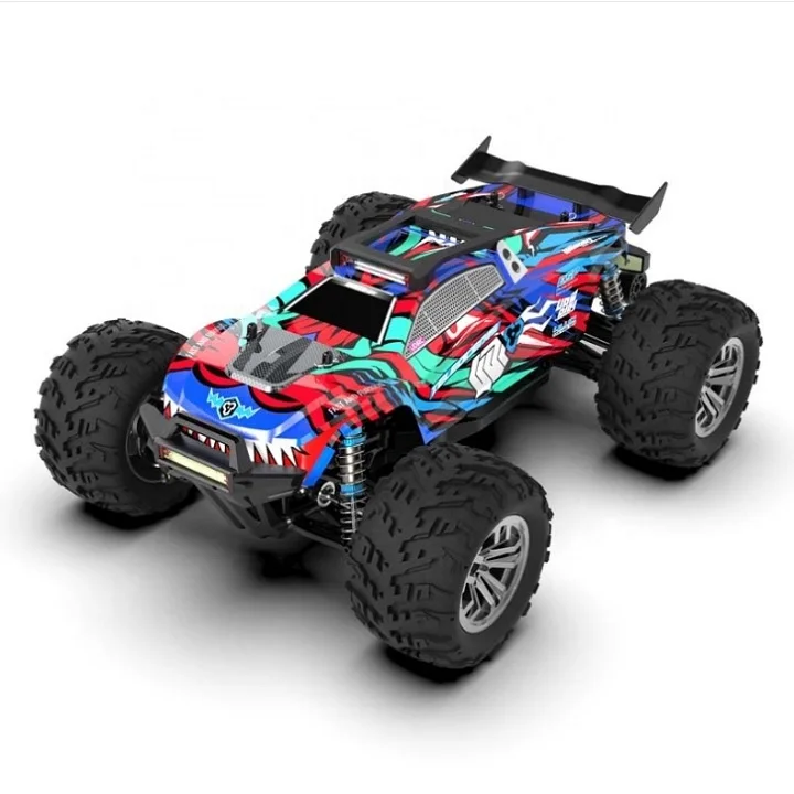 4x4 монстр-Трак 2 4G 40 км/ч 1/12 4WD Радиоуправляемая машина высокоскоростная со светодиодной подсветкой праздничный подарок на день рождения