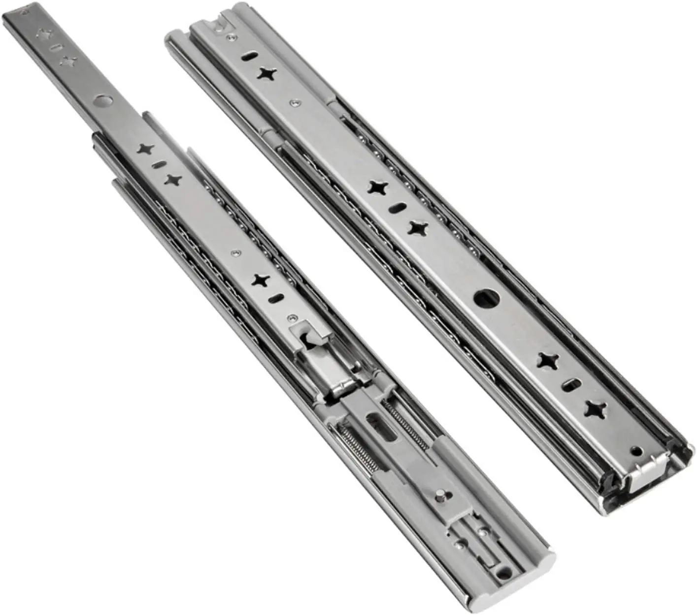 SNEIDA 53 wide 20 thickball bearing slides medium load cold rolled steel drawer slide bearing 120KG