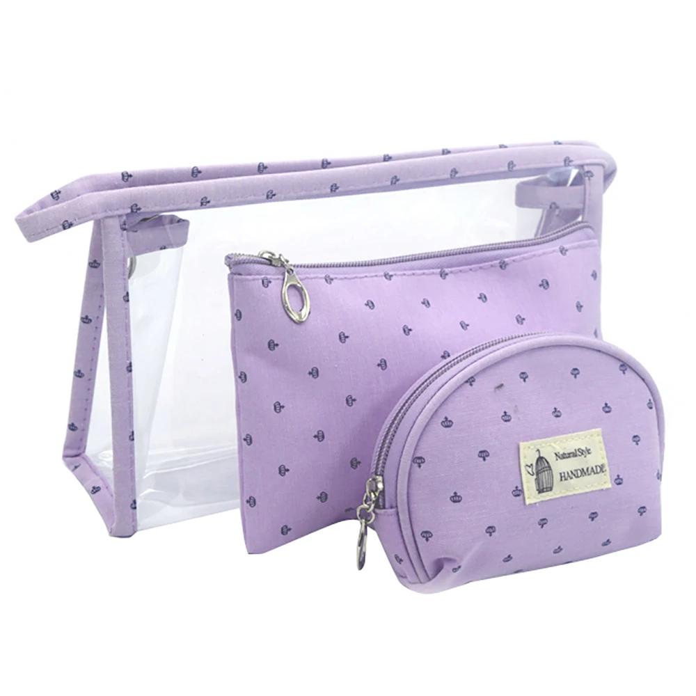 3 шт. прозрачная сумка для туалетных принадлежностей водонепроницаемая пластиковая дорожная косметичка Дорожная из ПВХ