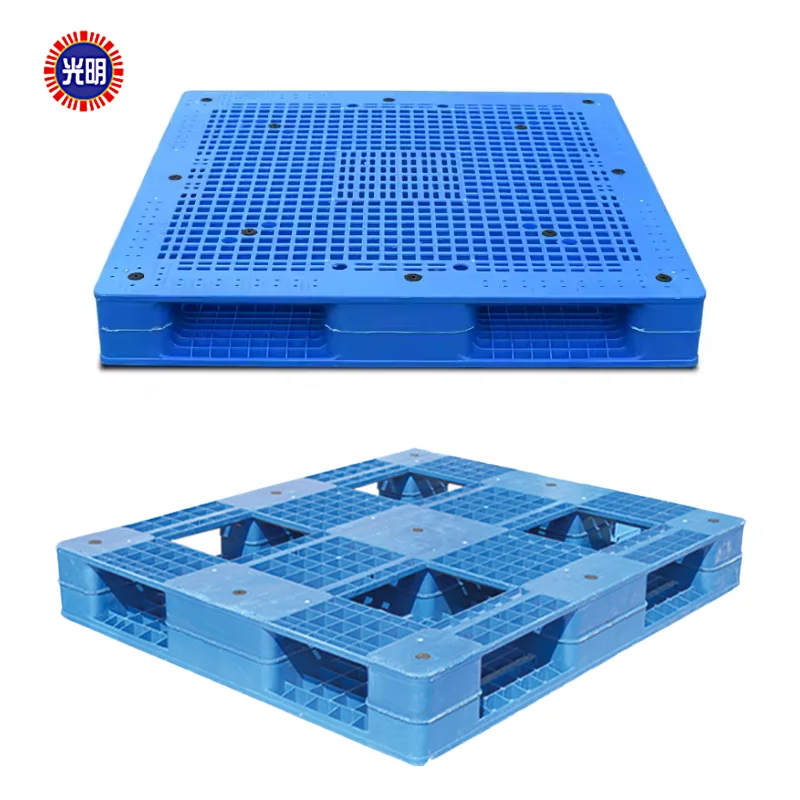 Low-cost transportation exports 4-way plastic heavy duty pallets for storage usage euro pallet hdpe pallet