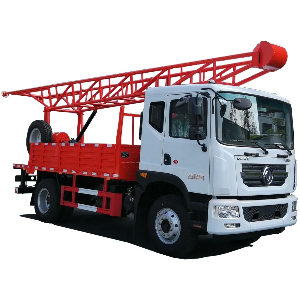 4x2 Dongfeng 200 м буровая установка с дизельным двигателем Cummins 230 л.с.