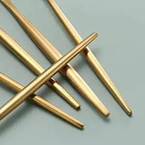 Nordic Commercial Stainless Steel Knife Spoon Fork 4Pcs Portuguese Flatware Gold Silverware Set Polished Golden Cutlery Set