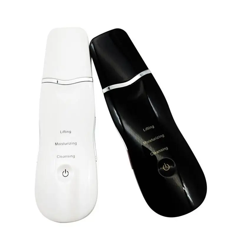 Portable electric facial dead skin peeling machine professional sonic face cleaning spatula ultrasonic skin scrubber