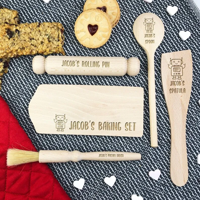 gift items for kids birthday wood utensils kitchen food diy mini toys food kids cooking & baking set