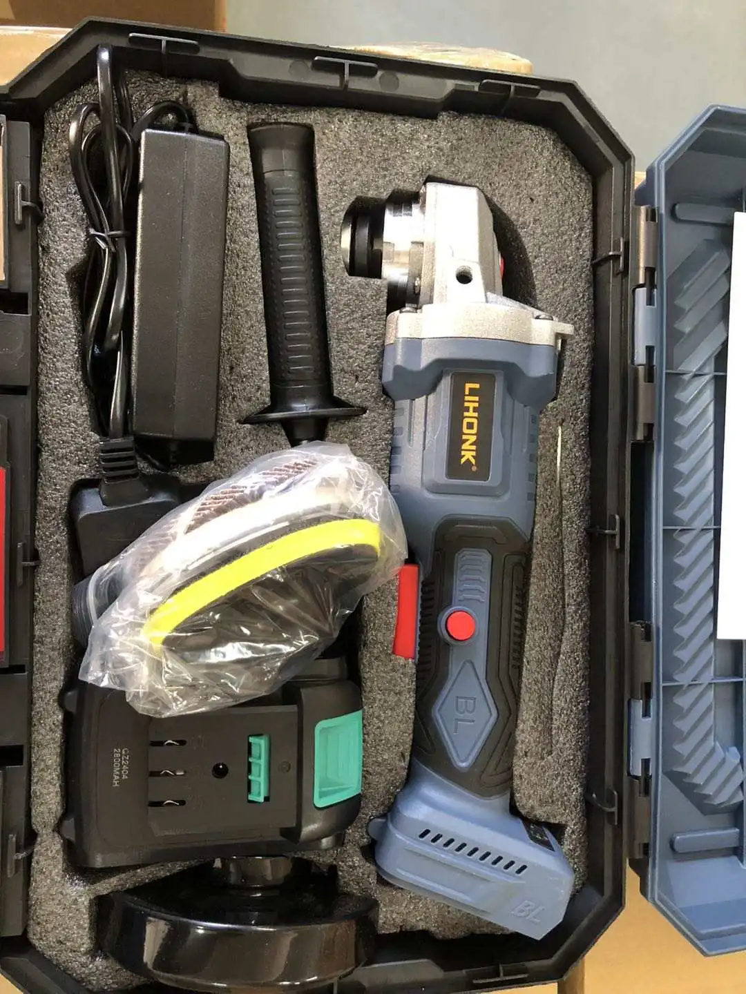 E20-2 600W 1000W Brushless Angle Grinder Industrial & DIY 100mm Grade Electric Tools Cutter Machine with Variable Speed