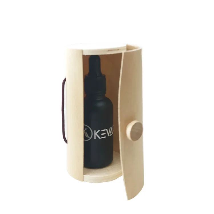 Custom Cork Bark Packing Wood Box New Style Round Storage Wooden Box Tea Cosmetics Gift Box