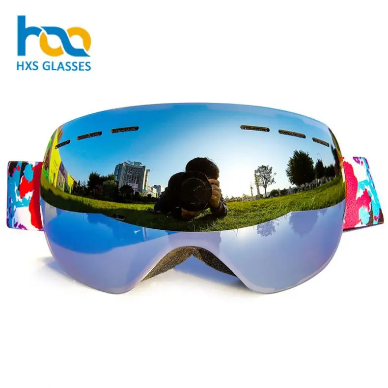Oem Factory Wholesale New Stylish Tpu Frame Snowmobile Snow Sports Sunglasses Skiing Googles