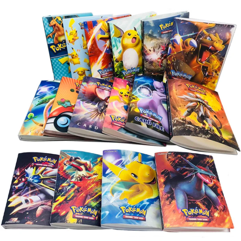 Wholesale Pokemon Cards Holder Album Book Sleeves File Charizard Mew-two GX EX VMAX