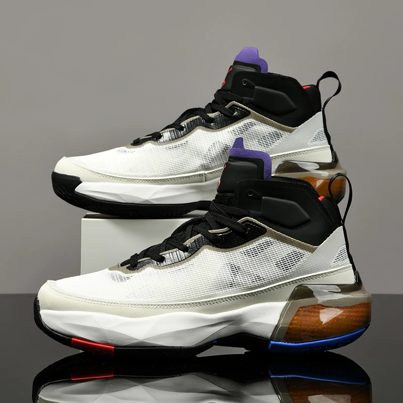 Wholesale Professional Basketball Sneaker OEM High Top custom logo New Fashion Athletic Sport Basketball Shoes for men