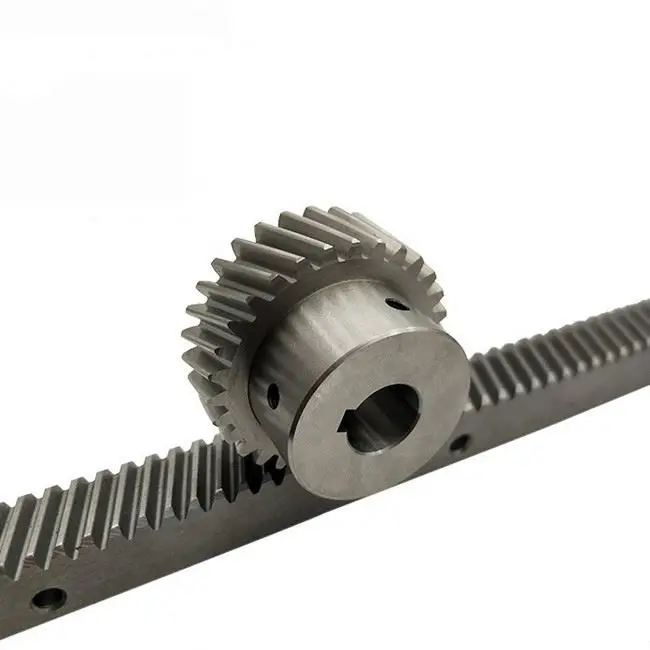 CNC C45 Steel Helical Spur Pinion Gears Rack and Pinion For CNC Parts