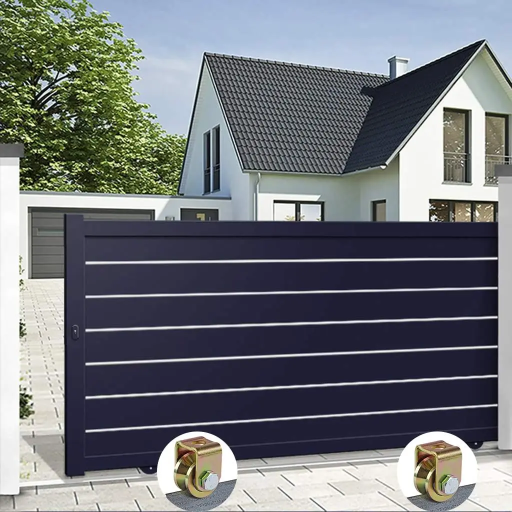 Track  Rolling Gate V Groove Rigid Caster with Bracket